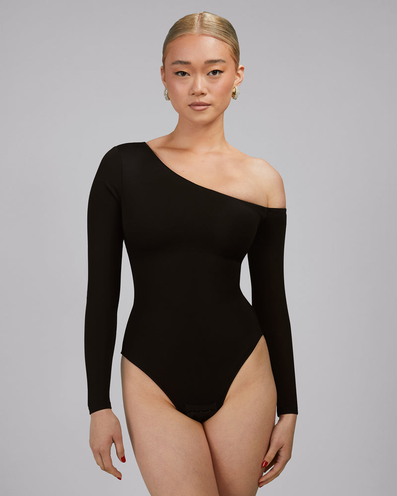 one shoulder bodysuits that snatch your waist & can be