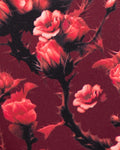 Lushy Cranberry Floral - Regular/Long