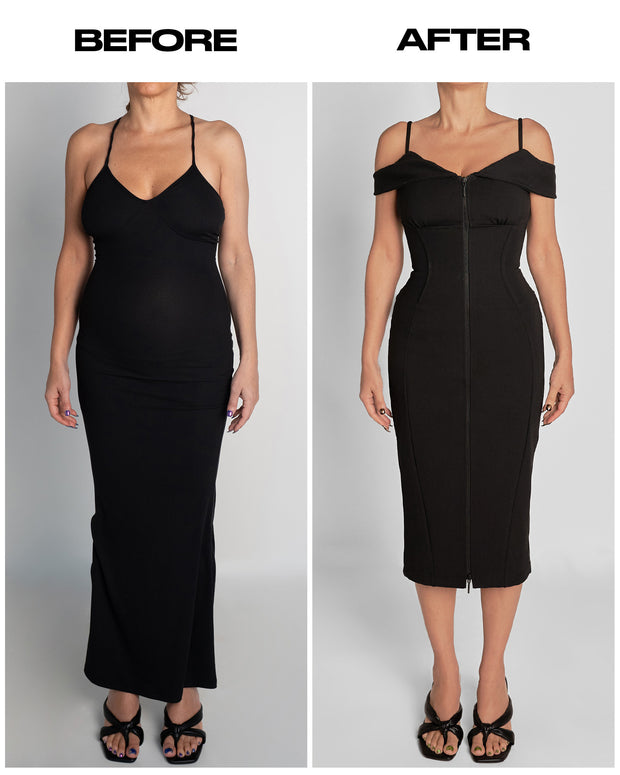TA3 Corsety Off Shoulder Pencil Dress - Black - Xs - Shapewear Dress TA3 Corsety Off Shoulder Pencil Dress - Black - Xs - Shapewear Dress