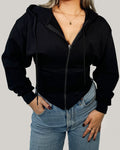 Corsety Hoodie - Black