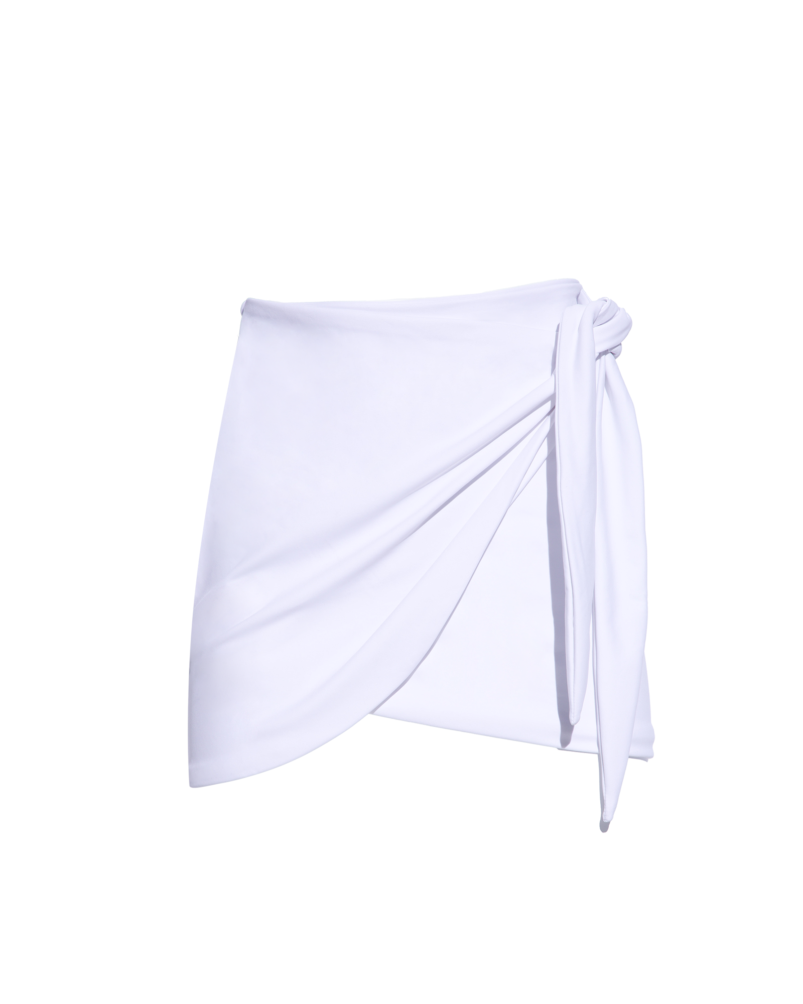 Mini Wrap Skirty - White
