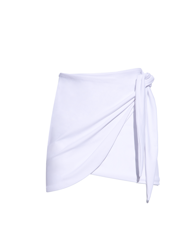 Mini Wrap Skirty - White
