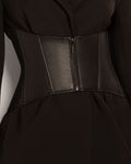 Close up image of Corset Belt - Faux Leather Black