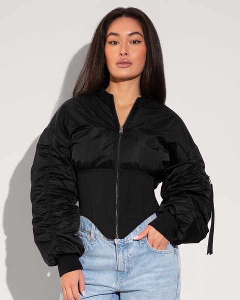 Corsety Bomber Jacket - Black