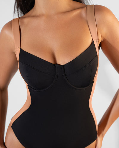 Close up shot of Lifty - Contour Black/Tawny front view