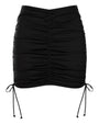 Outline image showing Mini Triangle Skirty Waterproof Shapewear Cover-Up - Black