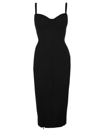 Notchy Pencil Dress