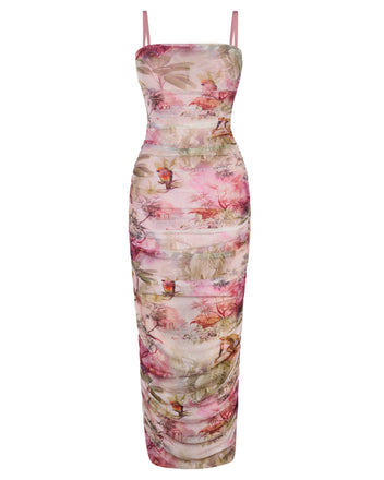 Sweet Berry Mesh Dress