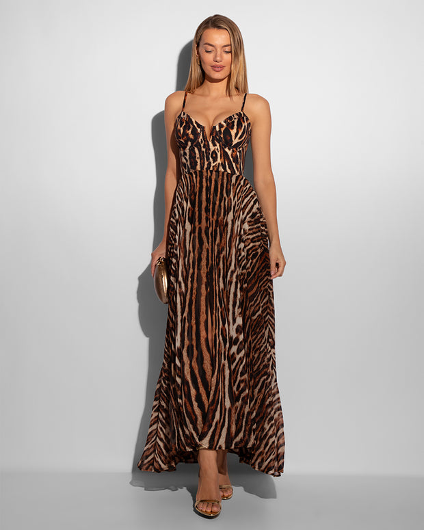 TA3 Vixen Corset Maxi Dress - Pilates Cat - XXS - Shapewear Dress TA3 Vixen Corset Maxi Dress - Pilates Cat - XXS - Shapewear Dress