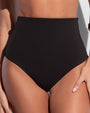 Close up image of Smoothing Kini Bottom - Black front view