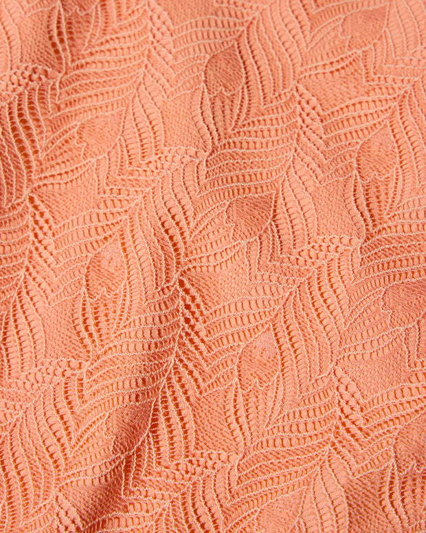 Fabric swatch of Bombshell - Lace Papaya