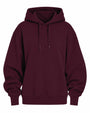 Outline image of Convertible Fleecey - Garnet as a full length hoodie