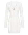 Outline image of Ringy Mini Cover Up - Crochet White
