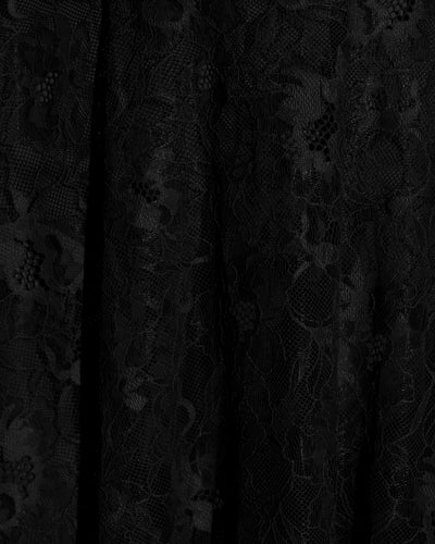 Fabric swatch of Bombshell Midi Dress - Lace Black