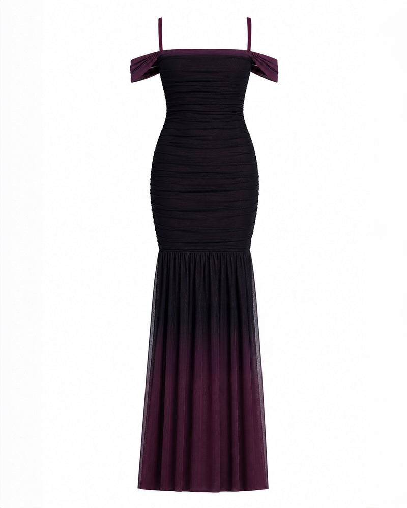 Outline image of Sweetie Mermaid Dress - Ombre Garnet