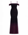 Outline image of Sweetie Mermaid Dress - Ombre Garnet