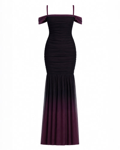Outline image of Sweetie Mermaid Dress - Ombre Garnet