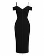 Outline image of Corsety Off Shoulder Pencil Dress - Black