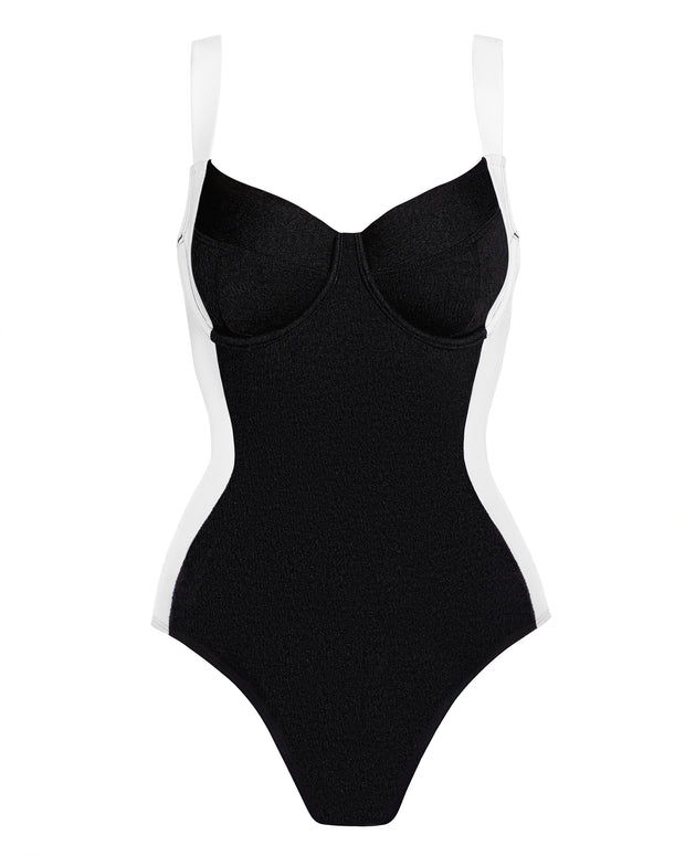 Outline image of Lifty - Contour Crinkle Black/White