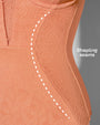 Close up detail graphic of the front of Bombshell - Lace Papaya