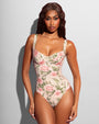Front view image of model wearing Lifty - Contour Thorny Rose/Oat