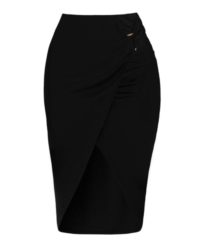 Outline image of Sarong Skirty - Black