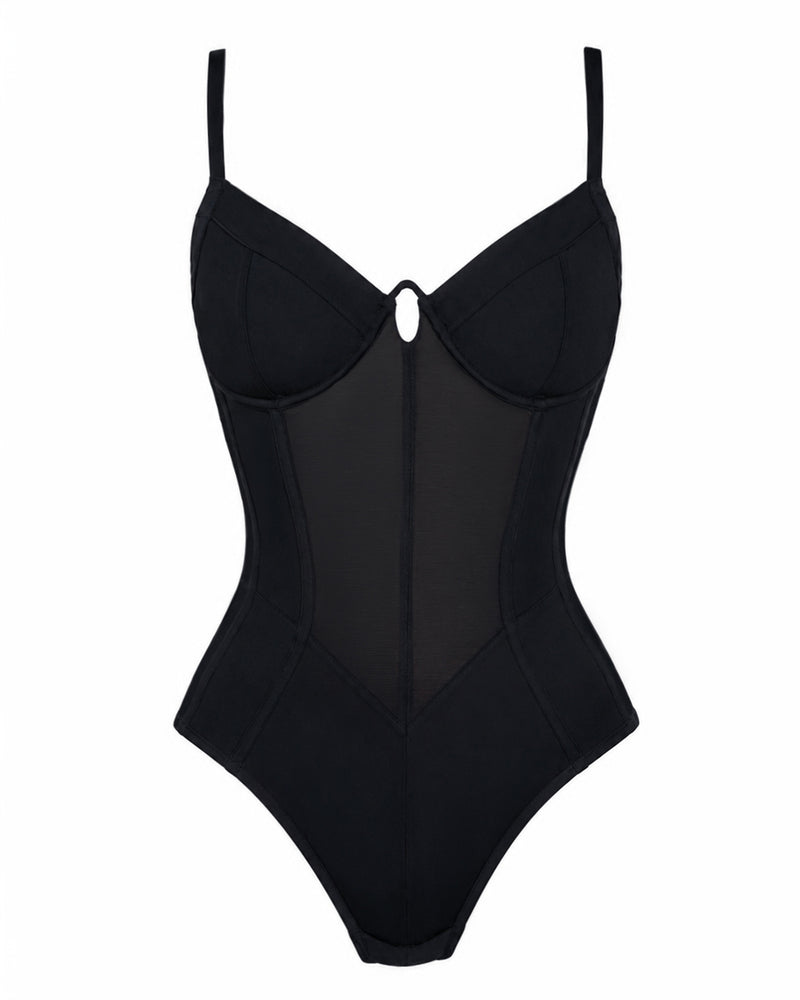 Outline image of Corset Bodysuit - Black