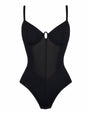 Outline image of Corset Bodysuit - Black