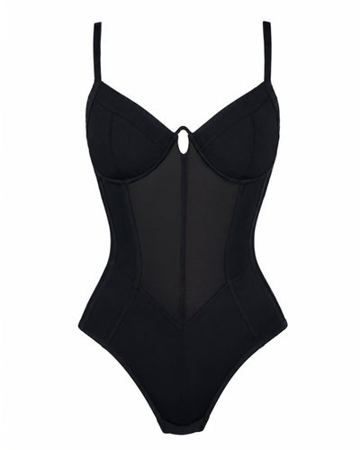 Outline image of Corset Bodysuit - Black