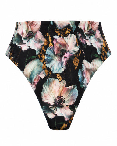 Outline image of Hi Cut Smoothing Kini Bottom - Mystic Poppy