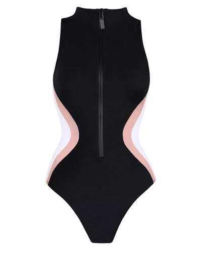 Outline of Sleeveless Surfy - Contour Black/Rose/White