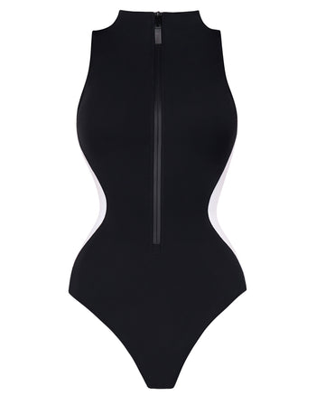 Outline image of Sleeveless Surfy - Contour Black/White