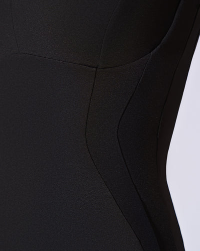 Detail shot of the seams on Peaky - Black/White