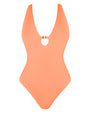 Outline image of Brazilian Plungey Keyhole - Crinkle Papaya
