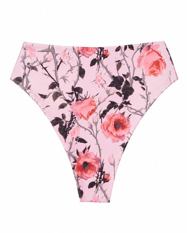 Outline image of Hi Cut Smoothing Kini Bottom - Rose Thistle