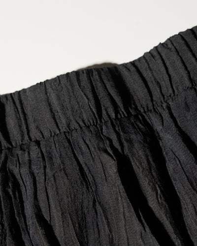 Pant detail of Flowy Pant - Gauze Black